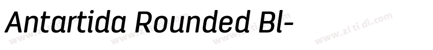 Antartida Rounded Bl字体转换